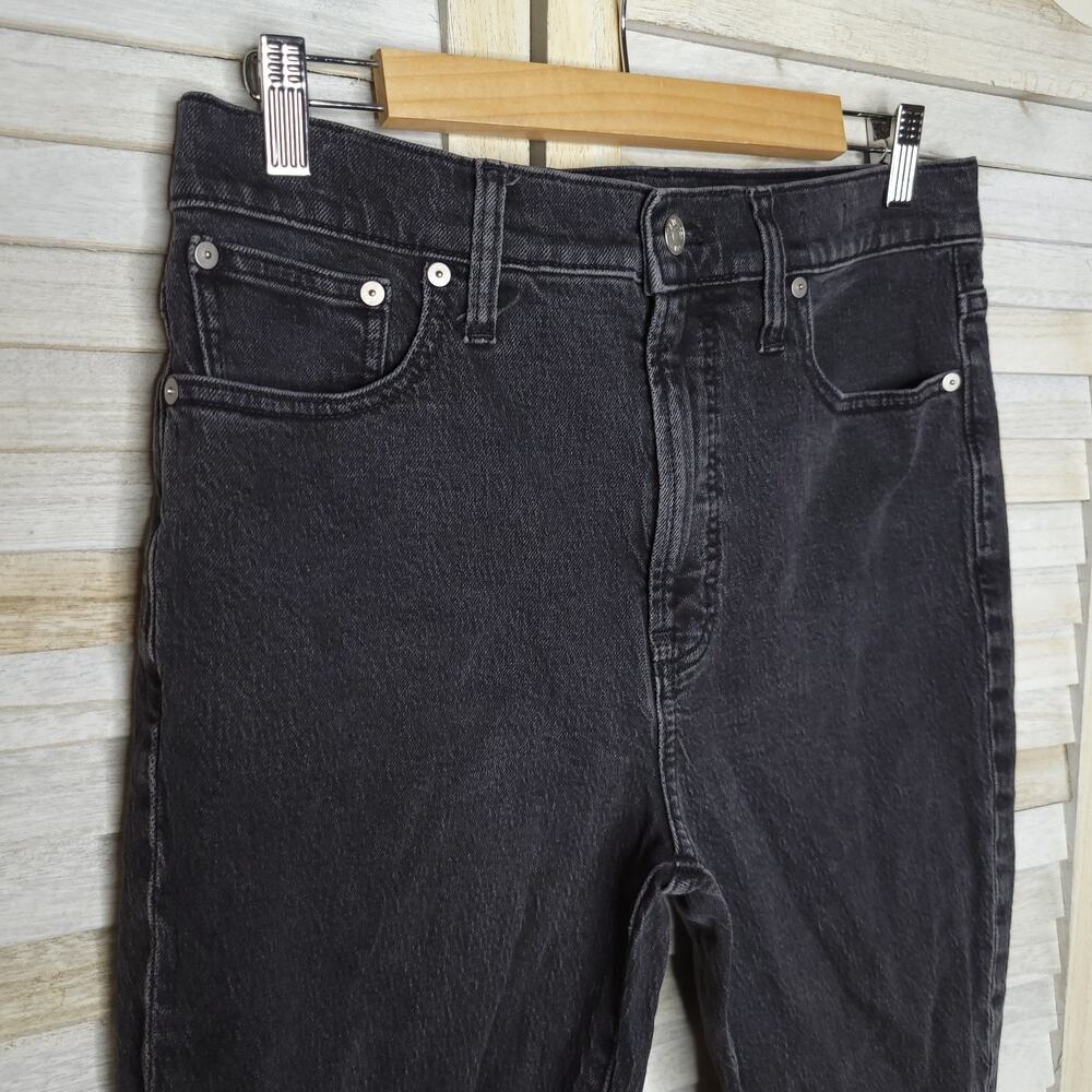 Madewell Jeans Womens 29 (32x28) Black Stretch Denim The Perfect Vintage Jean 32 - Picture 7 of 8